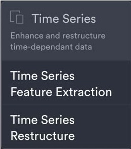 Time-series data support